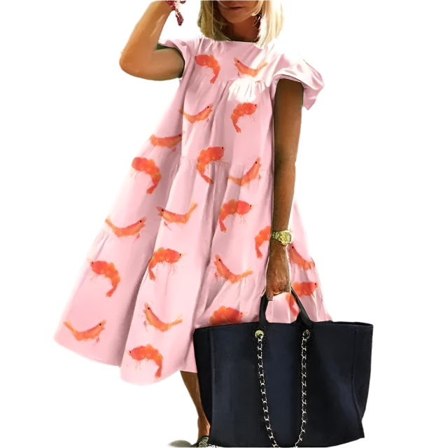 SUMMER Loose Fit Midi Dress