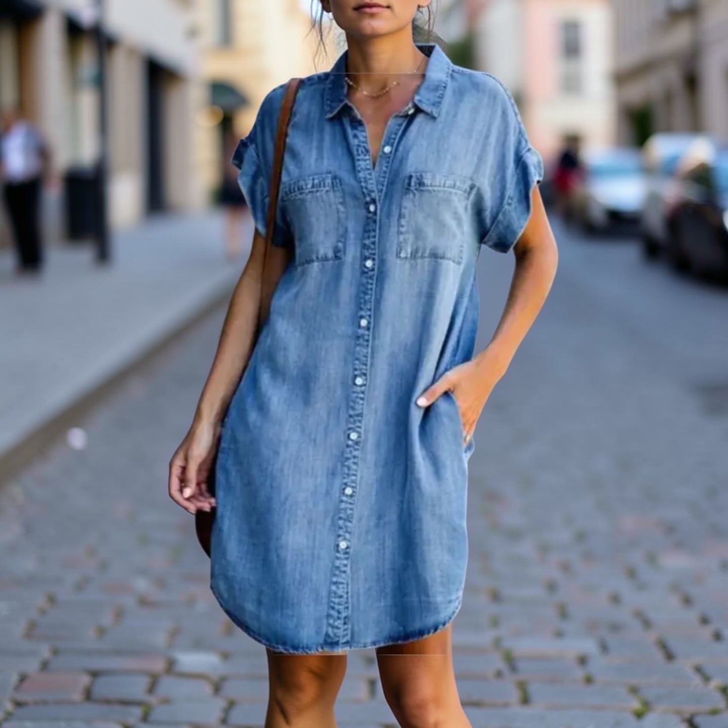 CAMERON Denim Dress