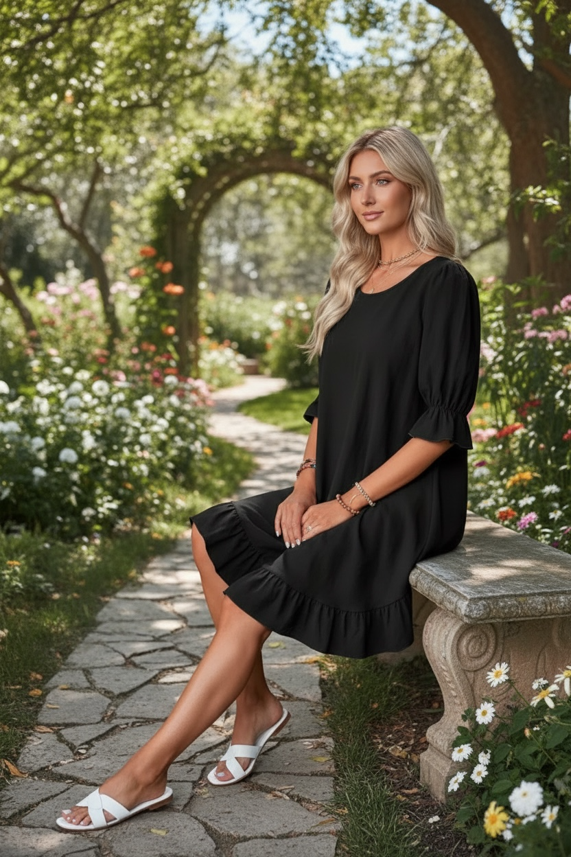 SAM Dress with Ruffles