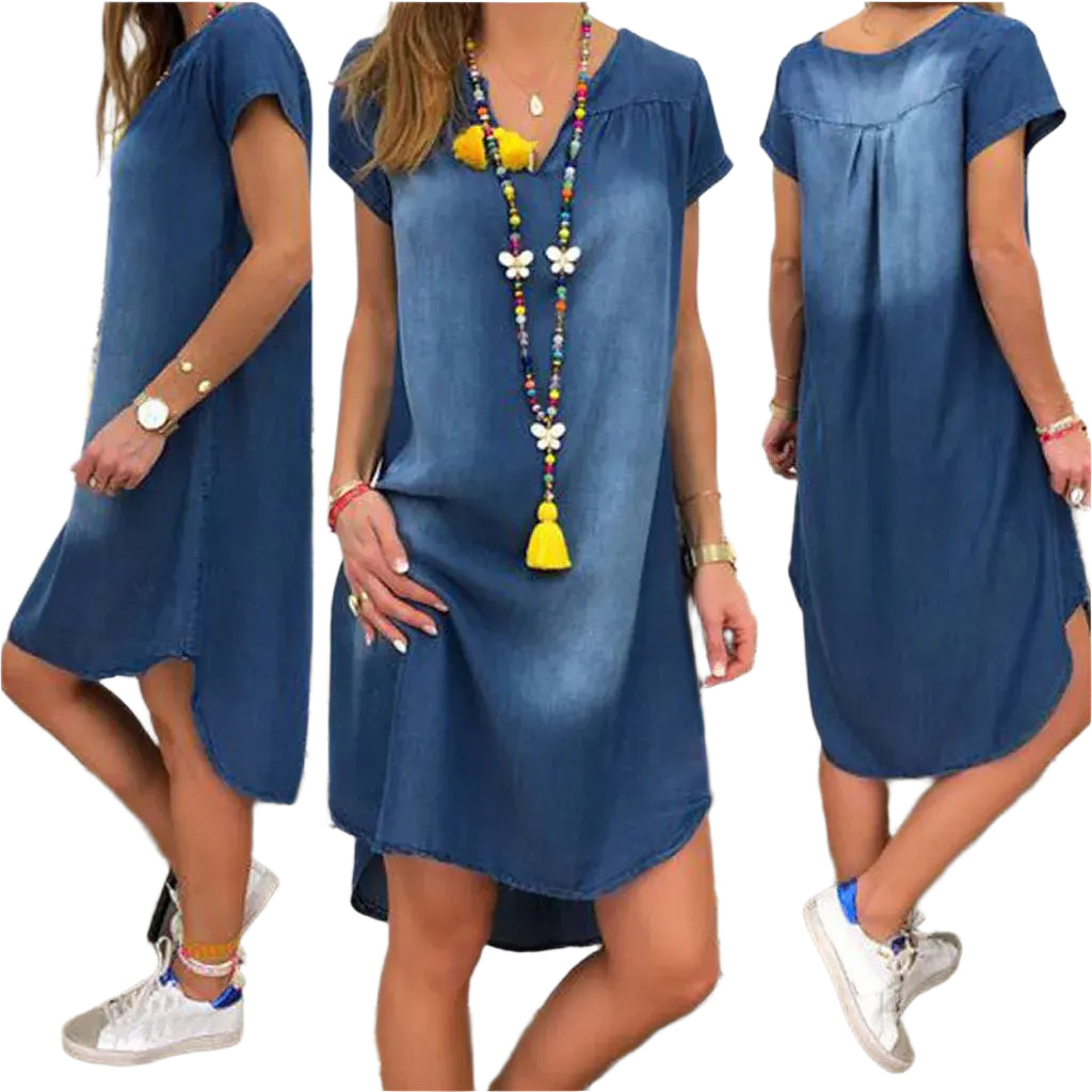 SEANA Women's Denim Dress