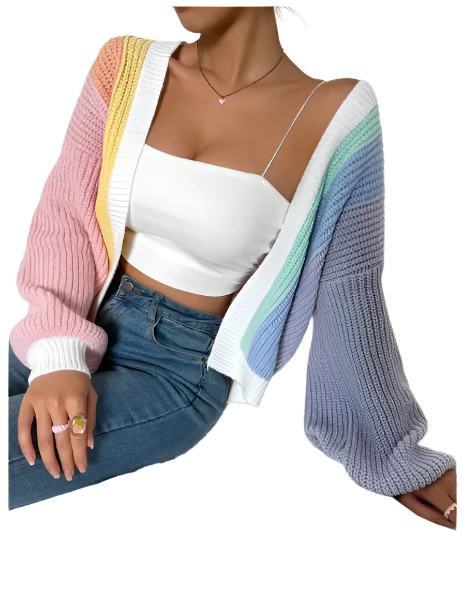 LYNETTE Women's Loose Fit Cardigan
