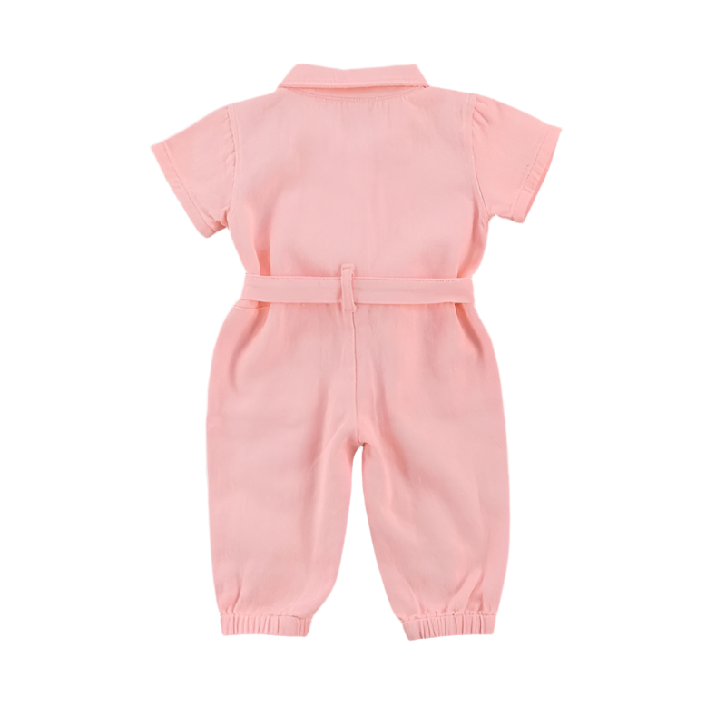AMBER Girl's Denim Jumpsuit
