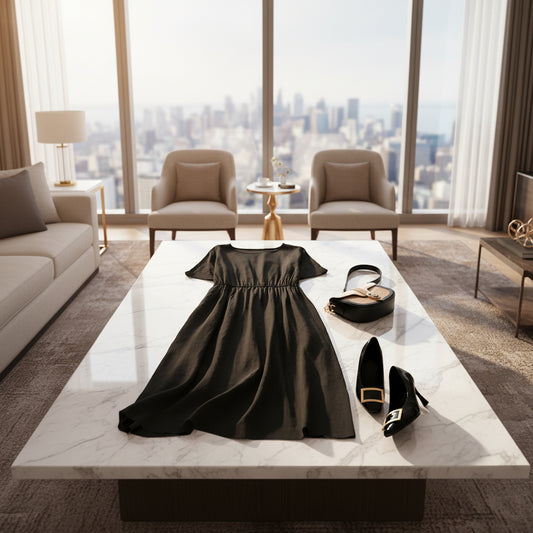 TIFFANY Loose fitting Cotton Linen Dress