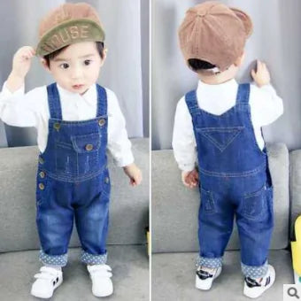 FINLEY Toddler's Denim Overalls