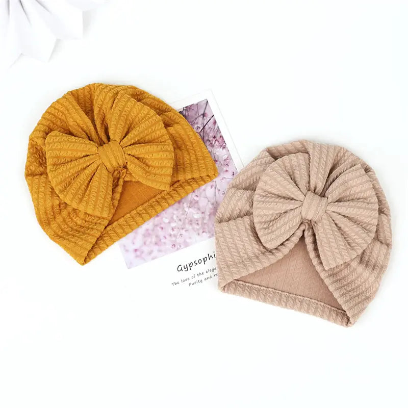 Infant's Soft Turban style cap