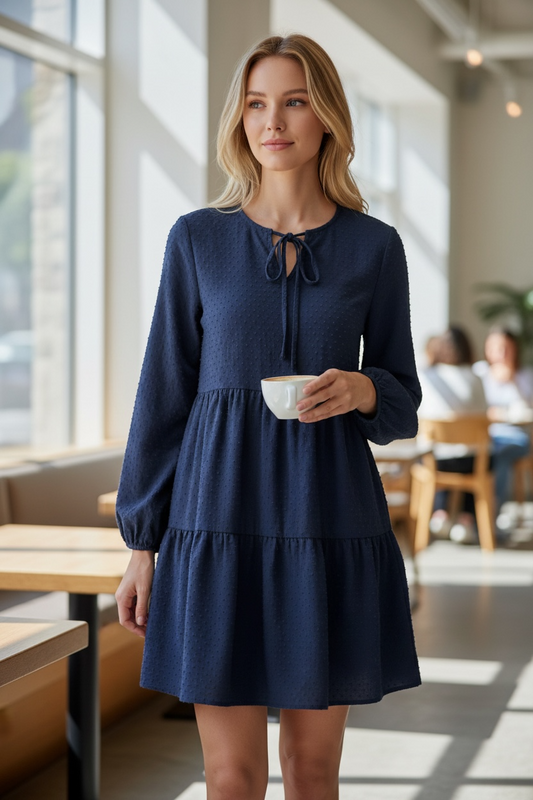 EVERLY Women's Tiered Mini Dress