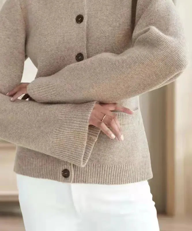 TERESA Women's Knitted Cardigan with Bell Sleeves