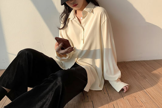 KRISTIN Loose Fit Chiffon Shirt