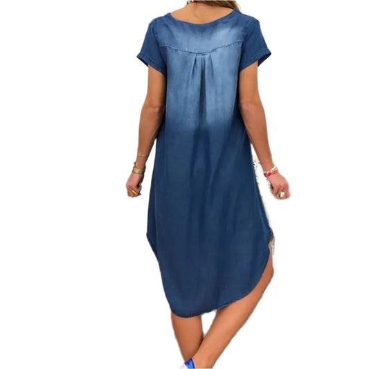SEANA Women's Denim Dress