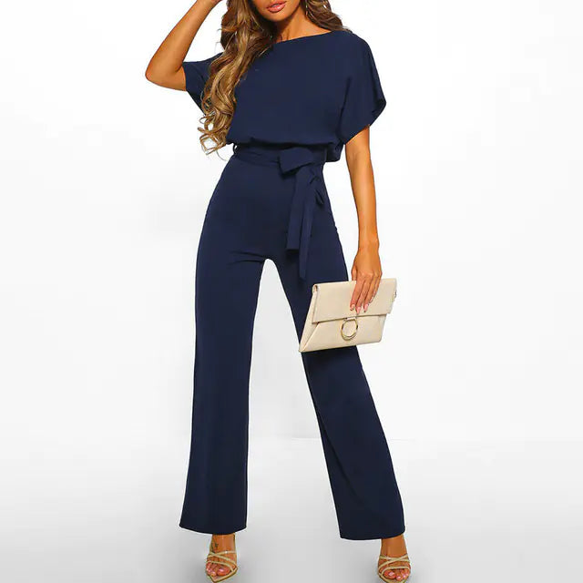 FIFI Elegant Women’s Wide Leg Jumpsuit