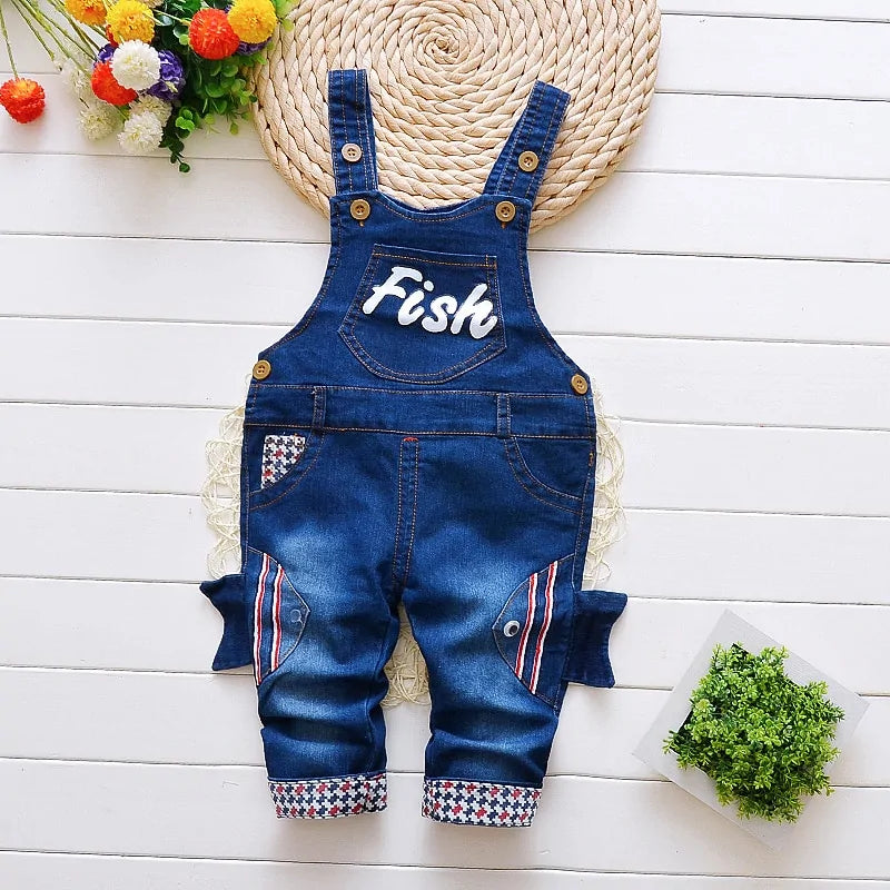 FINLEY Toddler's Denim Overalls