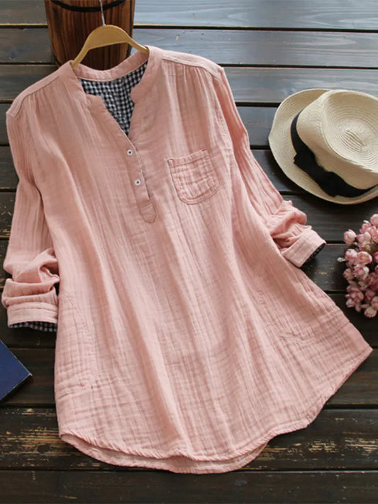 ISABELLA Long Sleeve Cotton Shirts