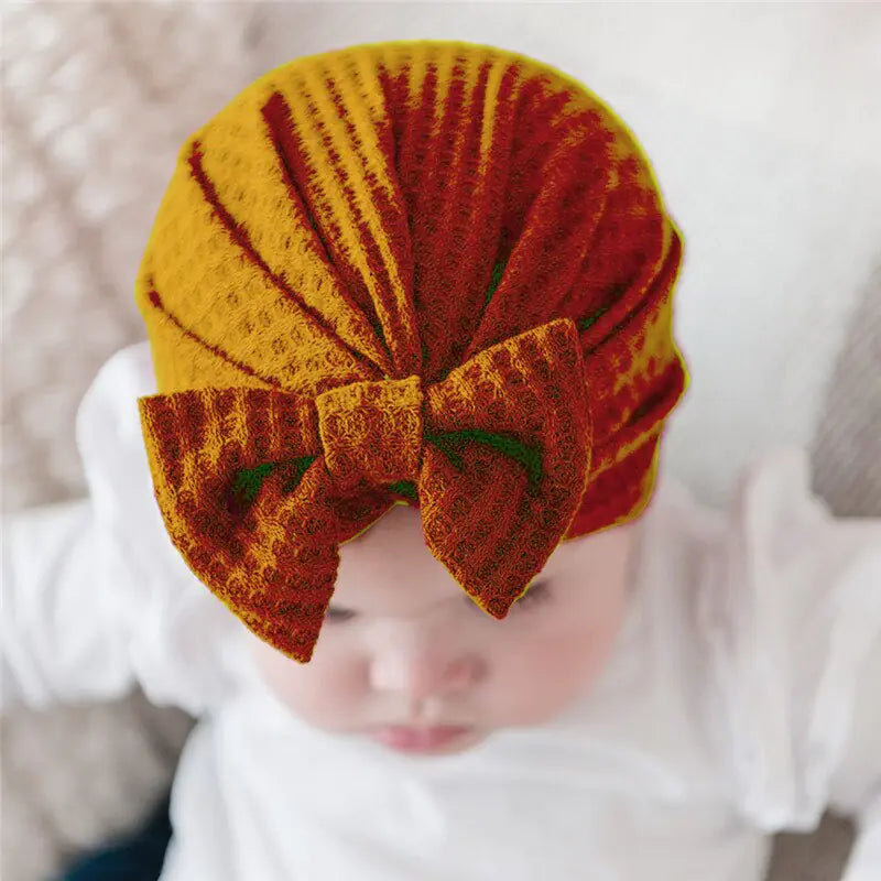 Infant's Soft Turban style cap