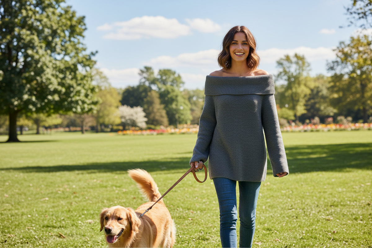 WHITNEY Ladies Boat neck Pullover